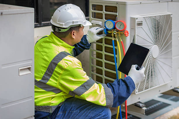 Professional Hvac technician working in Olympia Fields, IL